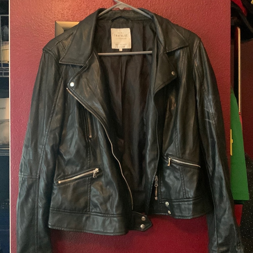 Zara Faux Leather Jacket